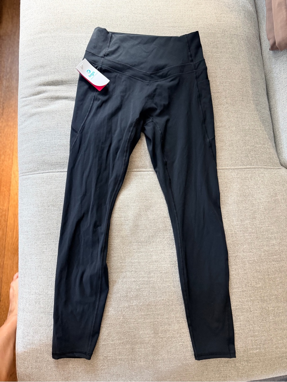 High-Waist Black Performance Leggings - Women